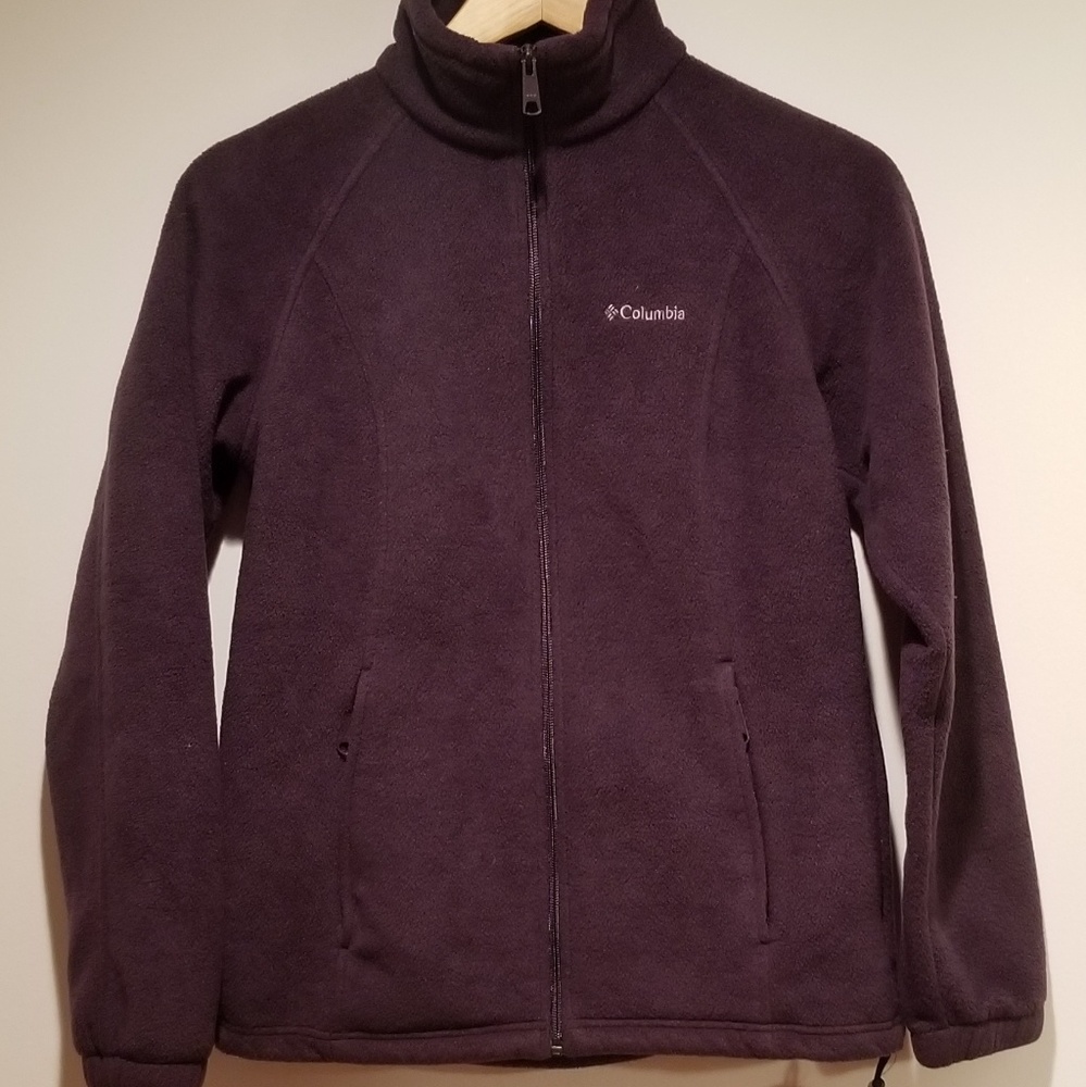 Columbia Fleece Jacket dark purple